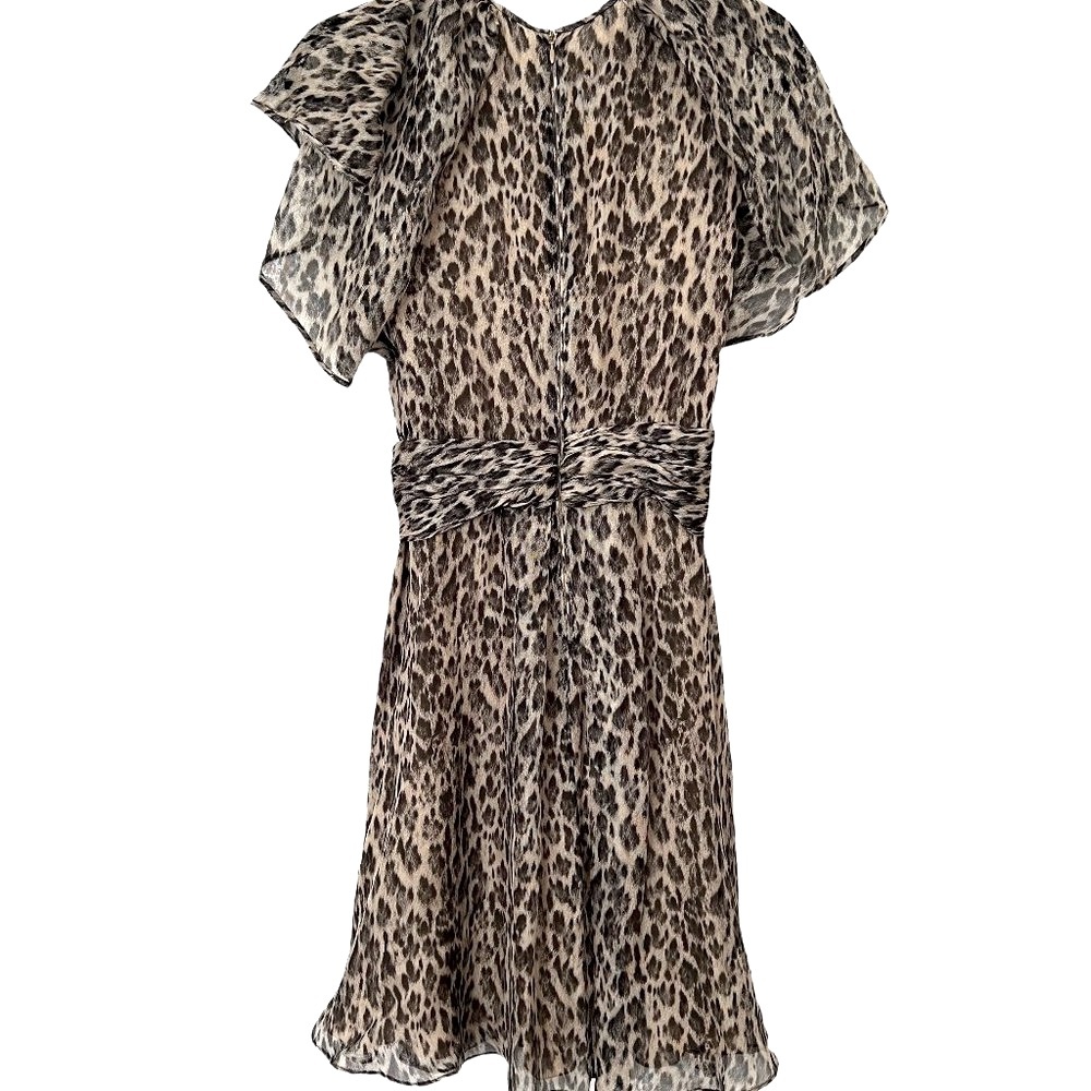 Giambattista Valli luxury women leopard print dress